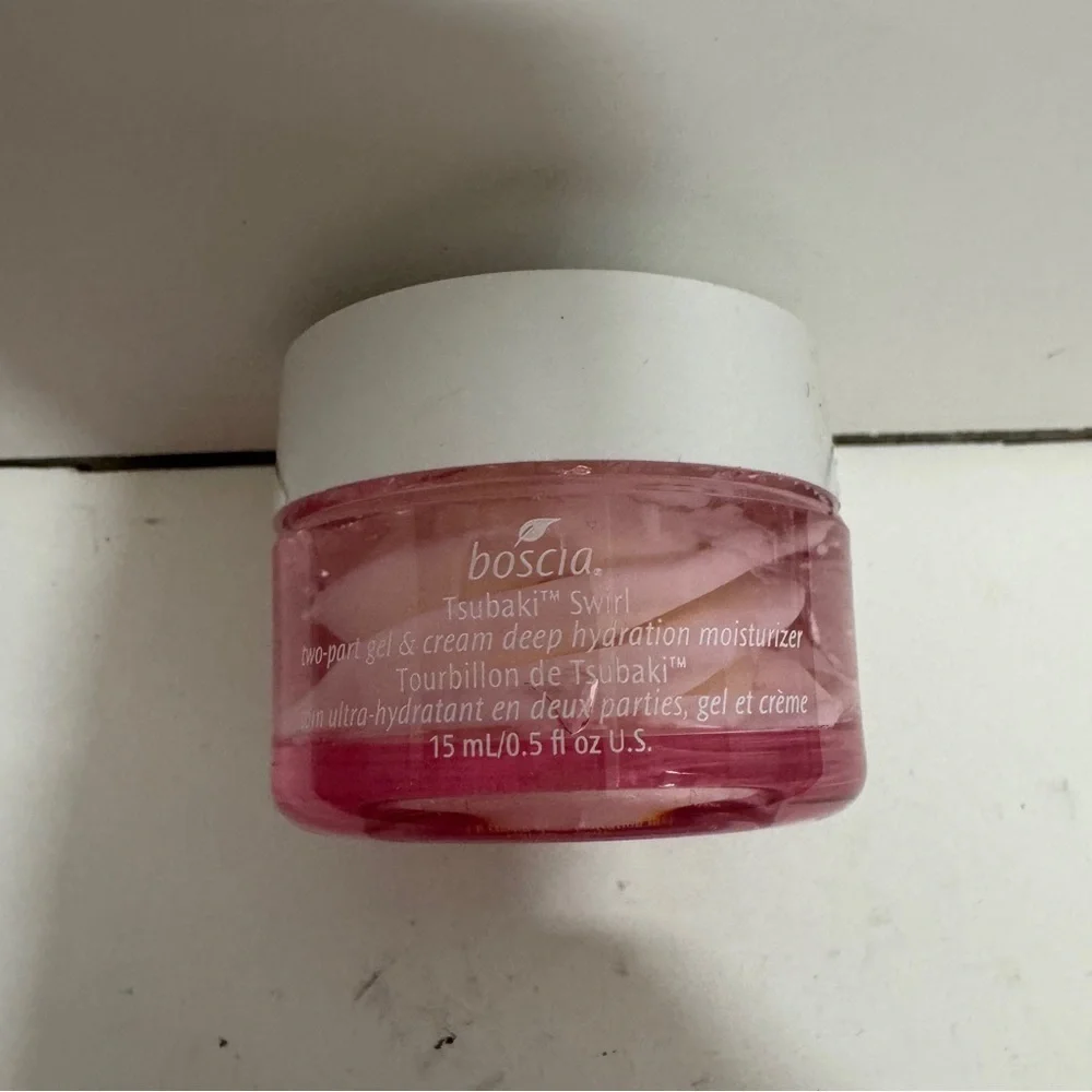 Boscia Tsubaki Swirl Two-Part Gel & Cream Deep Hydration Moisturizer 15ML